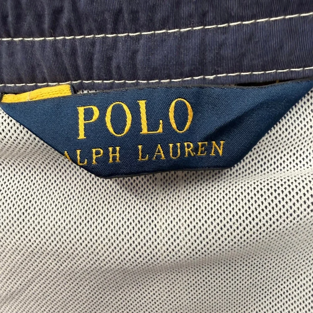 Polo Ralph Lauren Mens Blue Board Shorts Swim Trunks Cargo Pocket Size M